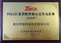 江苏省
软件核心竞争力企业